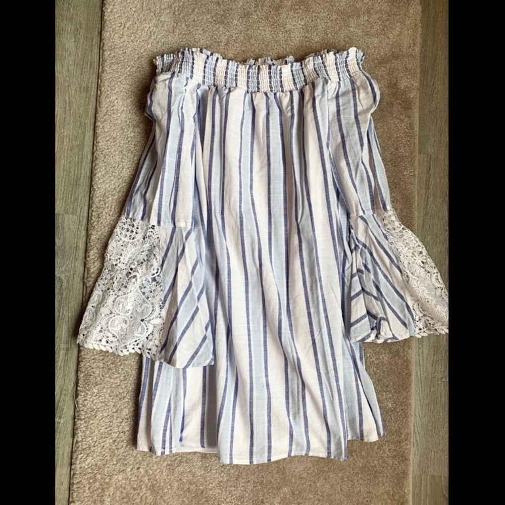 Off the shoulder spring/ summer dress